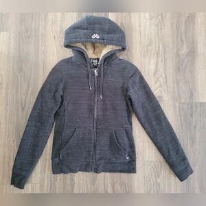 TNA Hooded Jacket with Faux Fur Lining